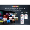 Telewizor TCL LED 4K, 50V6C, 50, Smart TV, Telewizja Google TV, UHD, Czarny