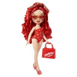 Rainbow High Swim & Style Fashion Doll- Ruby (Red)