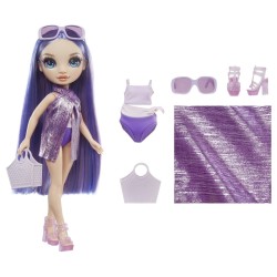 Rainbow High Swim & Style Fashion Doll- Violet (Purple)