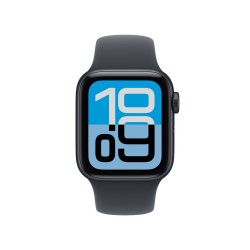 Apple Watch SE 3 GPS 40 mm z aluminiową kopertą w kolorze Midnight i sportową bransoletką Midnight – rozmiar S/M