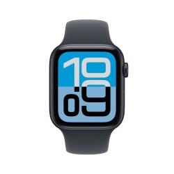 Apple Watch SE 3 GPS 44 mm, aluminiowa koperta w kolorze Midnight z paskiem Midnight Sport Band – rozmiar M/L