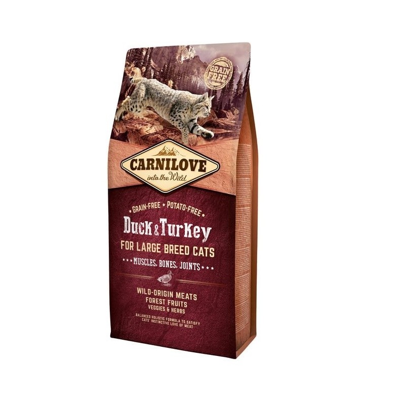 CARNILOVE CAT DUCK&TURKEY FOR LARGE BREED 6KG CARNILOVE CAT DUCK&TURKEY FOR LARGE BREED 6KG