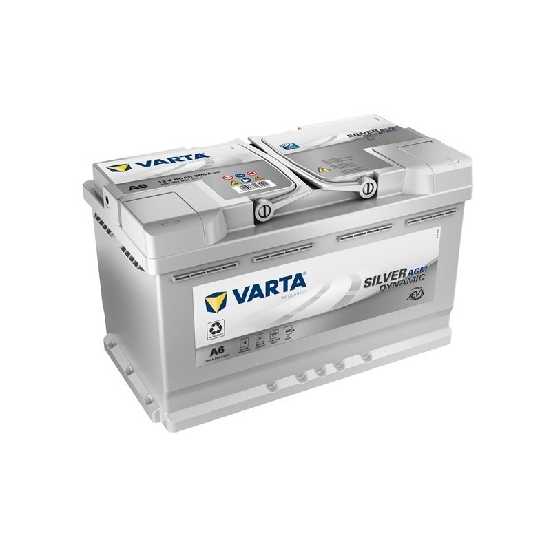 Akumulator VARTA 12V 80Ah/800A START&STOP AGM (P+ standardowy) 315x175x190 B13 (agm/rozruchowy)