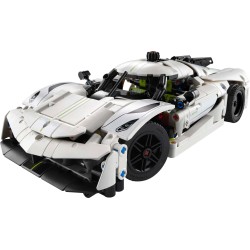 LEGO 42184 Technic - Biały hipersamochód Koenigsegg Jesko Absolut