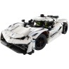 LEGO 42184 Technic - Biały hipersamochód Koenigsegg Jesko Absolut