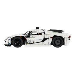 LEGO 42184 Technic - Biały hipersamochód Koenigsegg Jesko Absolut