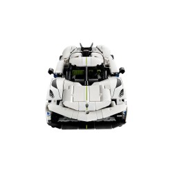 LEGO 42184 Technic - Biały hipersamochód Koenigsegg Jesko Absolut