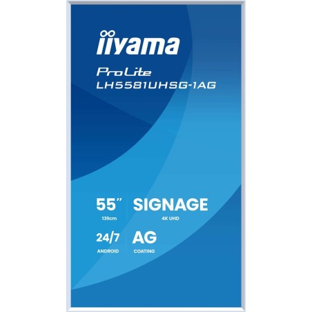 Monitor IIYAMA 139.0cm(55") LH5581UHSG-1AG 16:9 2xHDMI+USB-C