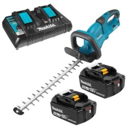 Makita DUH551PT2 akumulatorowe nożyce do żywopłotu 55 cm 2x 18 V Litowo-jonowa (Li-Ion) Czarny, Zielony