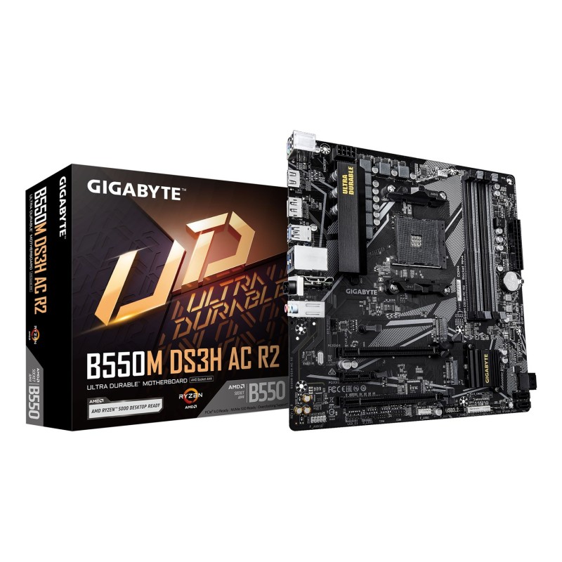Płyta główna MB AMD B550 SAM4 MATX/B550M DS3H AC R2 GIGABYTE