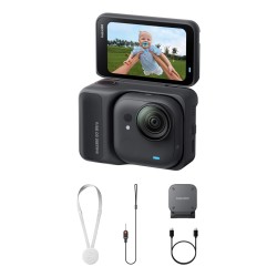 Insta360 GO Ultra Standard Bundle (Midnight Black) - kamera sportowa 53g