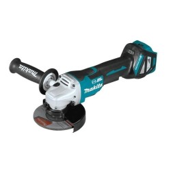 MAKITA SZLIFIERKA KĄTOWA 18V 125mm BEZ AKUMULATORÓW I ŁAD. REG.OBR. BLDC WALIZKA MAKPAC DGA517ZJ