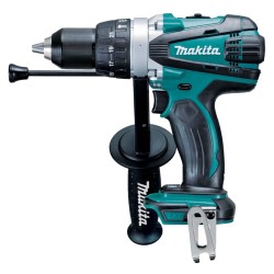 Makita DHP458Z wiertło Zamek centralny 2000 RPM Czarny, Niebieski 2,3 kg