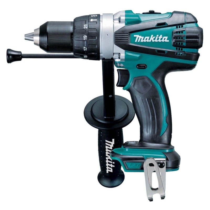 Makita DHP458Z wiertło Zamek centralny 2000 RPM Czarny, Niebieski 2,3 kg