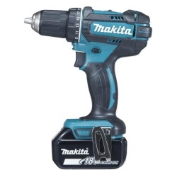 Makita DDF482RFJ wiertło 1900 RPM Czarny, Niebieski 1,5 kg