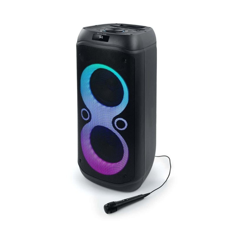 Przenośna kolumna imprezowa Muse M-1937 DJ 600 W Bluetooth Czarna Bezprzewodowa