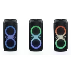 Przenośna kolumna imprezowa Muse M-1937 DJ 600 W Bluetooth Czarna Bezprzewodowa
