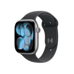 Apple Watch Series 11 GPS 46mm Space Grey Aluminium Case with Black Sport Band - M/L