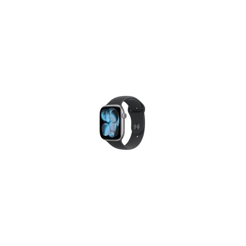 Apple Watch Series 11 GPS 46mm Space Grey Aluminium Case with Black Sport Band - M/L