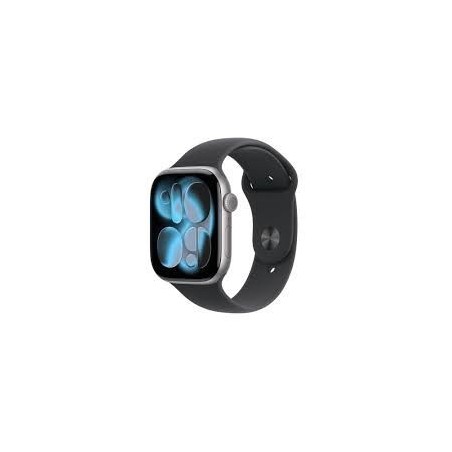 Apple Watch Series 11 GPS 46mm Space Grey Aluminium Case with Black Sport Band - M/L