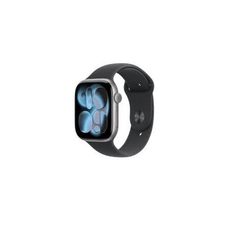Apple Watch Series 11 GPS 46mm Space Grey Aluminium Case with Black Sport Band - S/M