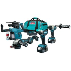 MAKITA.ZES.COMBO 18V DLX4155TX1 (DGA504+DDF486+DTD153)