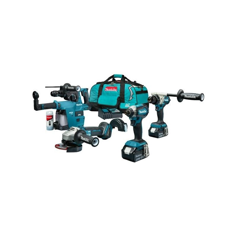 MAKITA.ZES.COMBO 18V DLX4155TX1 (DGA504+DDF486+DTD153)