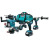 MAKITA.ZES.COMBO 18V DLX4155TX1 (DGA504+DDF486+DTD153)