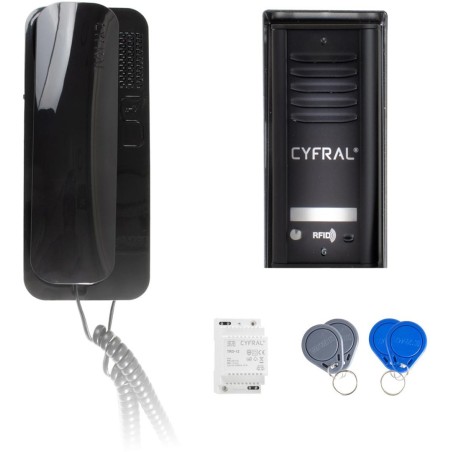 DOMOFON CYFRAL COSMO - CZARNY
