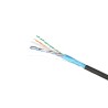 Extralink Kabel sieciowy skrętka CAT6 FTP (F/UTP) V2 Zewnętrzny 305M