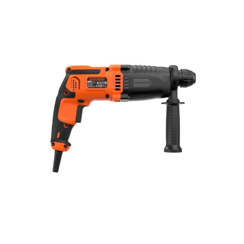 Black & Decker BEHS01K-QS wiertło 1600 RPM SDS Plus Czarny, Pomarańczowy