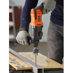 Black & Decker BEHS01K-QS wiertło 1600 RPM SDS Plus Czarny, Pomarańczowy