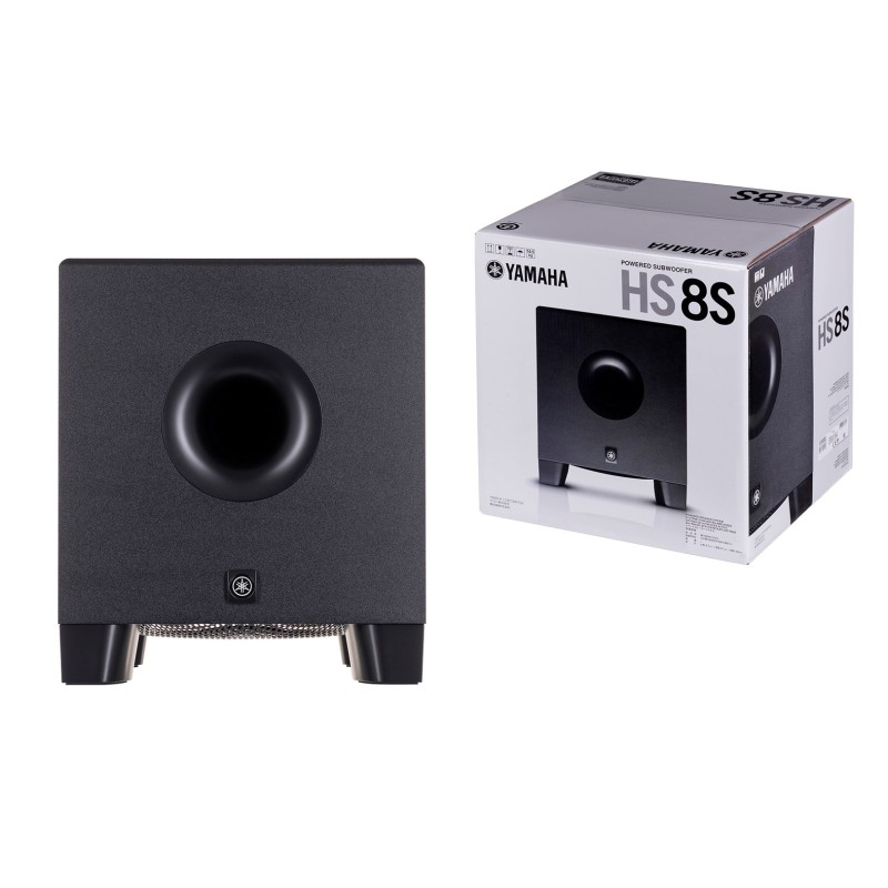 Yamaha HS8S - Aktywny 8-calowy subwoofer z systemem Bass Reflex