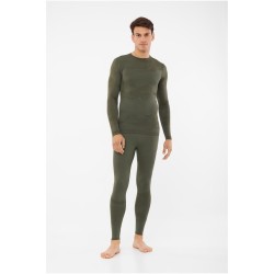 Bielizna męska VIKING Gasher Man Set Merino roz. L khaki