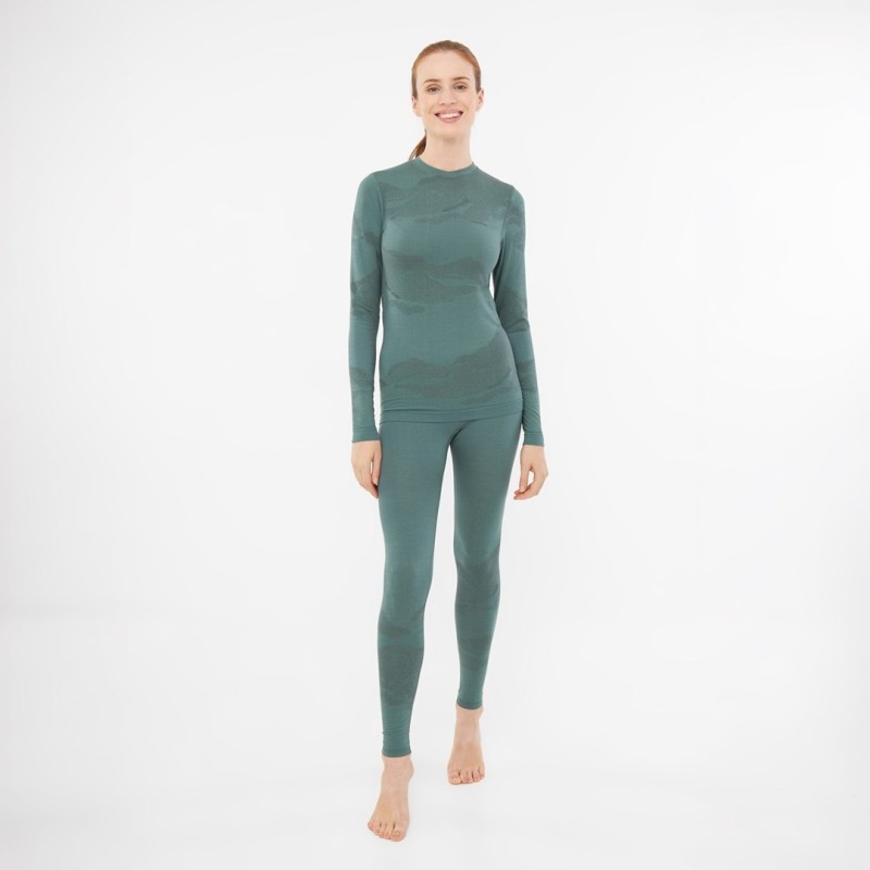Bielizna damska VIKING Gasher Lady Set Merino roz. S zielona