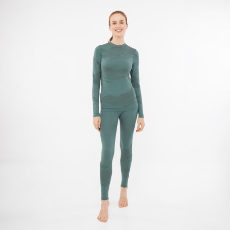 Bielizna damska VIKING Gasher Lady Set Merino roz. S zielona