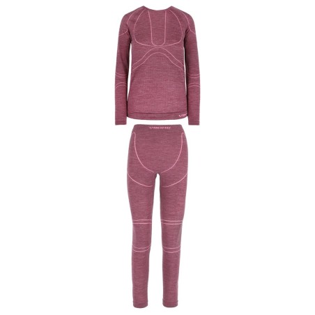 Bielizna damska VIKING Lana Pro Set Merino roz. S różowa