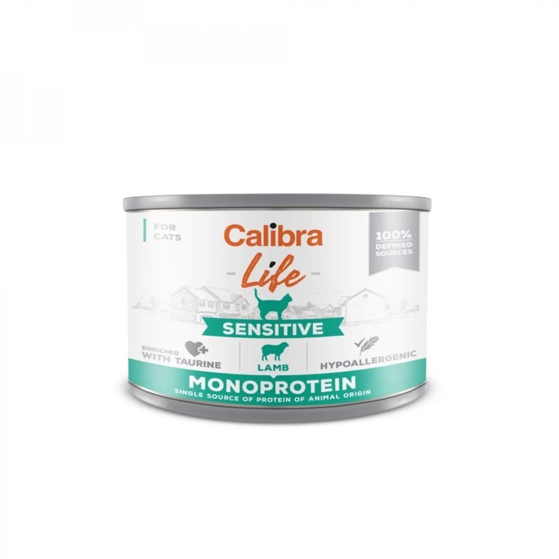 CALIBRA CAT life sensitive lamb 200g CALIBRA CAT life sensitive lamb 200g