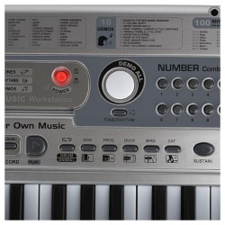 SUPRIMO 824 USB KEYBOARD - Organy z mikrofonem dla dzieci do nauki gry