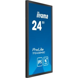 iiyama 23,8-calowy, 10-punktowy monitor dotykowy PCAP Open Frame z technologią panelu IPS, szklaną konstrukcją od krawędzi do