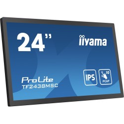 iiyama 23,8-calowy, 10-punktowy monitor dotykowy PCAP Open Frame z technologią panelu IPS, szklaną konstrukcją od krawędzi do