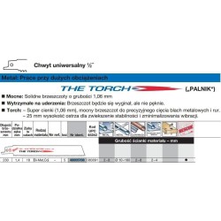 MILWAUKEE BRZE. 230/1,4mm TORCH BIM/5szt (CIENKI) METAL .02.06