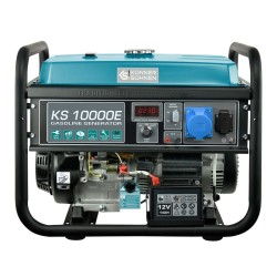Könner & Söhnen KS 10000E agregat prądotwórczy 7500 W 25 l Benzynowy Czarny, Morski