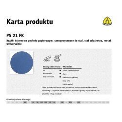 K.KRĄŻEK 125 PS21FK 50szt. 40 METAL/INOX