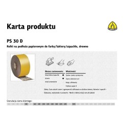 K.PAPIER ROLKA 115mm PS30D P120 (50mb)