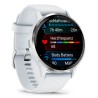 Garmin Venu 3 3,56 cm (1.4") AMOLED 45 mm Cyfrowy 454 x 454 px Ekran dotykowy Srebrny, Biały Wi-Fi GPS