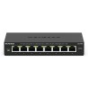NETGEAR GS308E Zarządzany L2/L3 Gigabit Ethernet (10/100/1000) Obsługa PoE Czarny