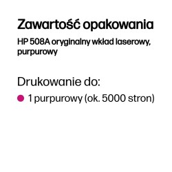 TONER CARTRIDGE 508A MAGENTA/.