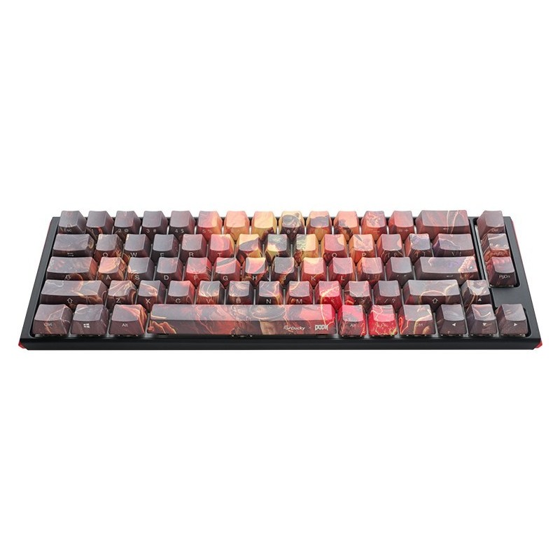 Ducky One 3 SF Doom limited Edition klawiatura Gaming USB QWERTY Niemiecki Wielobarwny Ducky One 3 SF Doom limited Edition klawiatura Gaming USB QWERTY Niemiecki Wielobarwny