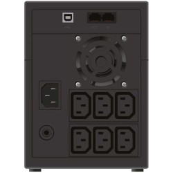 PowerWalker VI 2200 LCD/IEC Technologia line-interactive 2,2 kVA 1200 W 6 x gniazdo sieciowe